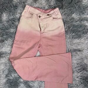 White & Pink jeans